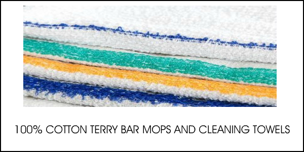 COTTON BAR MOPS AND CLEANING TOWELS