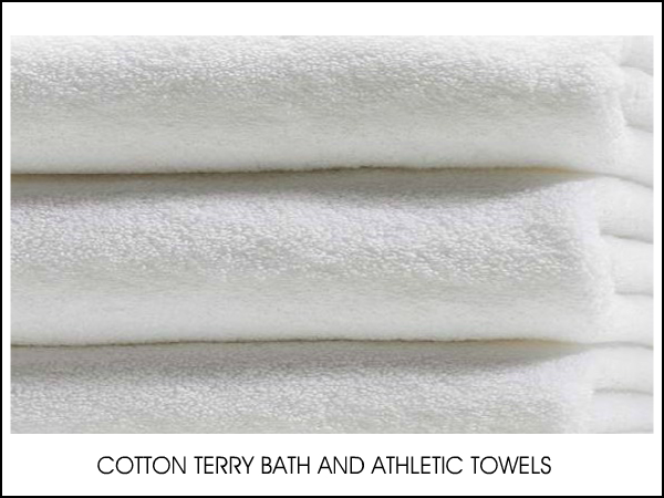 COTTON BATH AND ATHLETIC TOWEL