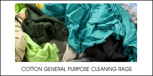 COTTON GENERAL PURPOSE CLEANING RAGS