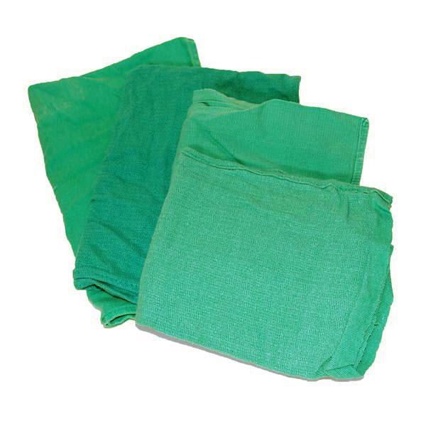 Green Huck Towels Surgical Rags in Bulk 10 Pound U.S. Wiping