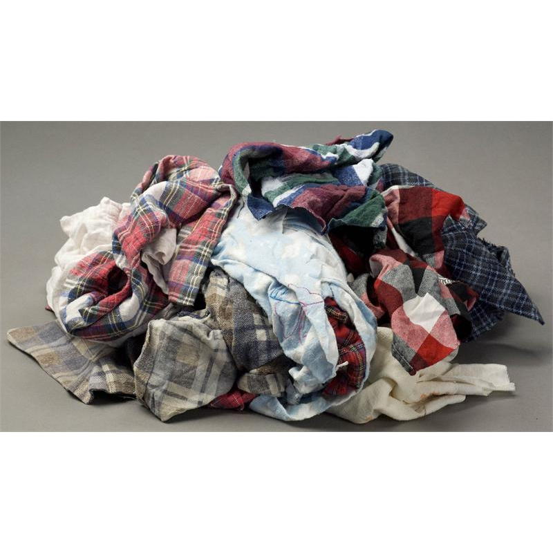 Recycled Flannel Rags U.S. Wiping