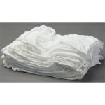 White Cotton Lint Free Rags, 25lb/Case